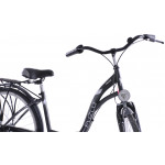 Mestský bicykel 28 Fuzlu Arizona S-3 Grafitová